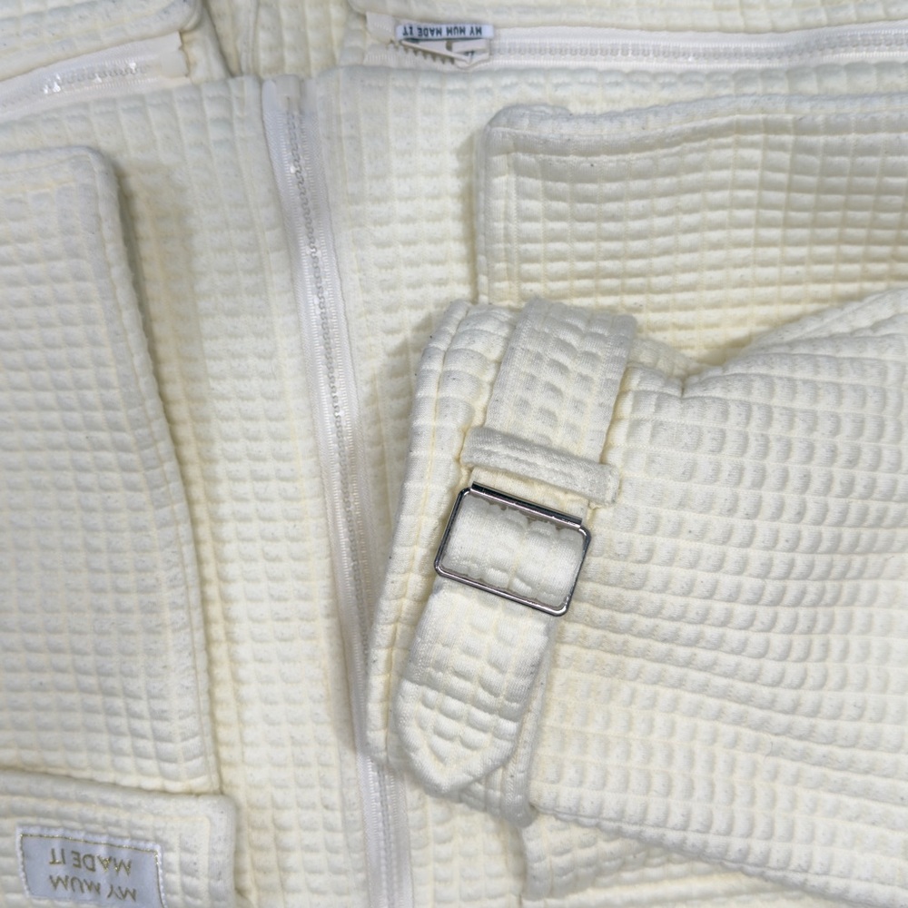 Chic Cream Utility Jacket for Women - Picture 8 of 10